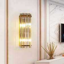 Lights Gold Finish Wall Sconce Lamp