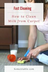 how to clean milk out of carpet fresh