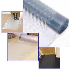 vinyl plastic carpet protector clear