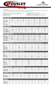 Scorpion Exo Size Charts