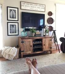 tv stand decor mounted
