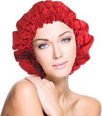 Amazon.com: vangobeauty Silk Sleep Cap Bonnet Hat Adjustable Sexy Bright  Red : Clothing, Shoes & Jewelry