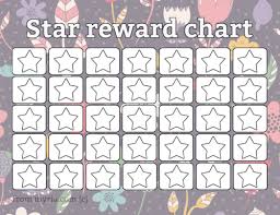8 Free Printable Reward Charts Fill In The Stars Myria