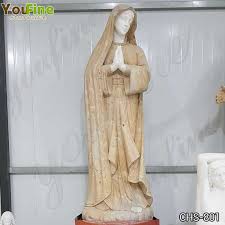 Natural Stone Mary Garden Statue
