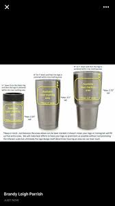 Yeti Cup Size Guide Decals For Yeti Cups Cup Logo