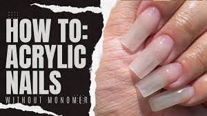 acrylic nails no monomer gel method