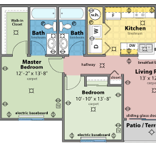 adagio 2 bedroom symbol floor plan style 1