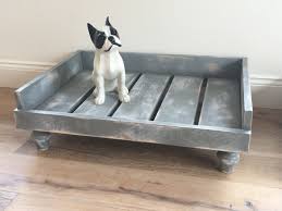 dog bed raised off floor on feet