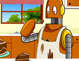 Moby is an orange robot that helps tim. Computer Programming Brainpop Jr