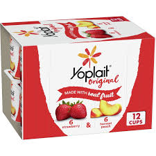 yoplait original low fat yogurt pack