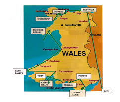 Le guide pays de galles : Pays De Galles Tourisme Carte