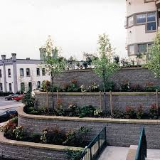 Grey Concrete Retaining Wall Block