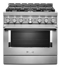 36'' smart commercial style gas range