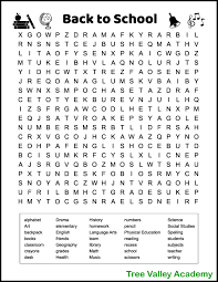 The word search puzzles are archived, so you can play one from earlier in the week! Challenging Back To School Word Search For Kids