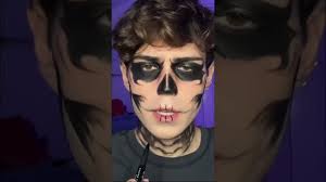 tate skull makeup tutorial ahs