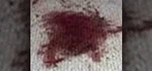 how to remove blood stains on carpet