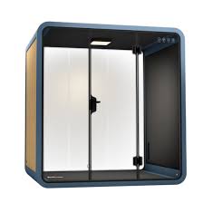 Nautilus is an office phone booth upholstered in an acoustic fabric. China Cheap Price Oem 4 Seater Person Office Soundproof Private Phone Booth Soundproof Booth Portable China Room Office Phone Booth Soundproof Office Booth Diy