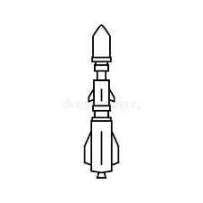 Silhouette Military Rocket Stock Vector Illustration Of Lethal 137809569 gambar png
