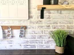 diy faux brick wall a super easy wall