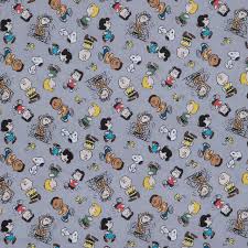 Peanuts Characters Cotton Calico Fabric