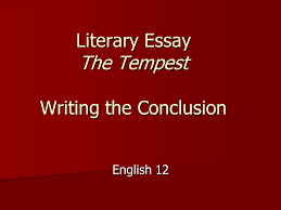The conclusion paragraph Conclusion to an essay   excellent example of how to write one