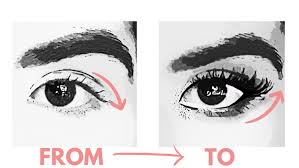 eyeliner techniques for downturned eyes