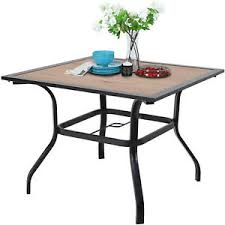 37 x 37 outdoor patio dining table