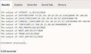 pl sql datetime format date and time