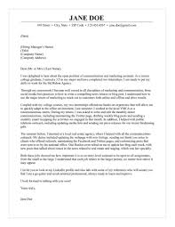 Marketing Cover Letter Format For Job Best Examples Manager Pdf