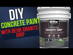 Diy Concrete Paint With Granite Grip