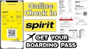 my spirit airlines boarding p