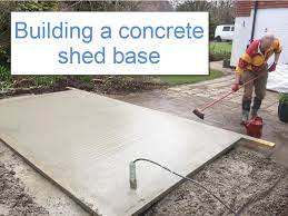 is a concrete shed base what you need