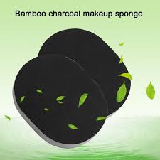 black bamboo charcoal face clean sponge