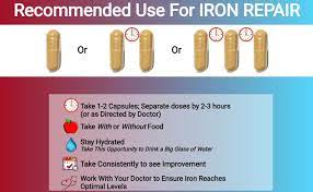 how to take iron repair for best results