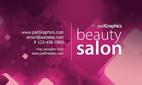 beauty parlour business card