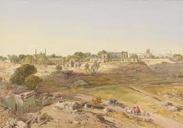 The Residency, Lucknow by William Simpson - Artvee