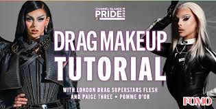 drag makeup tutorial work island