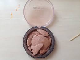 fix a broken powder without using alcohol