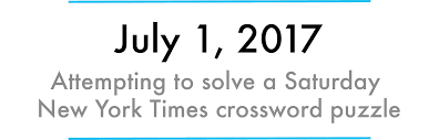 So here are a few important matters you might need for the free printable crossword puzzles medium difficulty. How I Mastered The Saturday Nyt Crossword Puzzle In 31 Days By Max Deutsch Medium