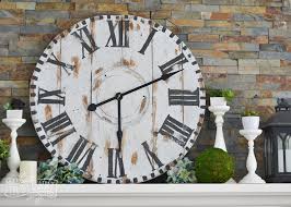 Make A Giant Reclaimed Wood Clock From