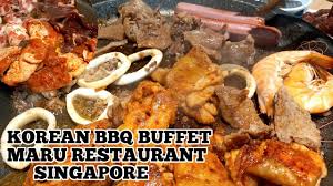 maru korean bbq buffet one of singapore