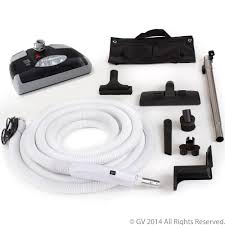 gv 35 ft central vacuum kit with carpet