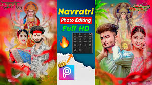 navratri photo editing background and