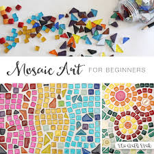 mosaic art for beginners the craft train