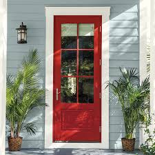 If the doors are different colors on either side, be sure to paint the hinged edge the outside of the door color, and the handle edge the inside of the door color. Best Practices For Door Prep And Painting Benjamin Moore