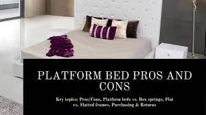 platform bed pros and cons guide