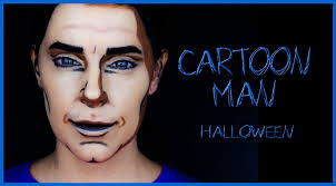 cartoon man makeup tutorial