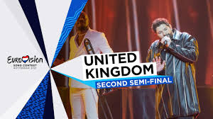 The 2020 logo has been revamped into a new concept for 2021. James Newman Embers Live United Kingdom Second Semi Final Eurovision 2021 Youtube
