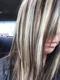 Jessica simpson had chunky blonde highlights, and kelly rowland. High Contrast Highlights With Lowlights Highlights Lowlights Chunkyhighlights Blonde Brun Hair Styles Brown Hair With Blonde Highlights Brown Blonde Hair