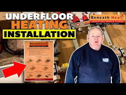 how to install underfloor heating